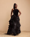 Seafoam Dress Black