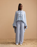 Samira Top Powder Blue