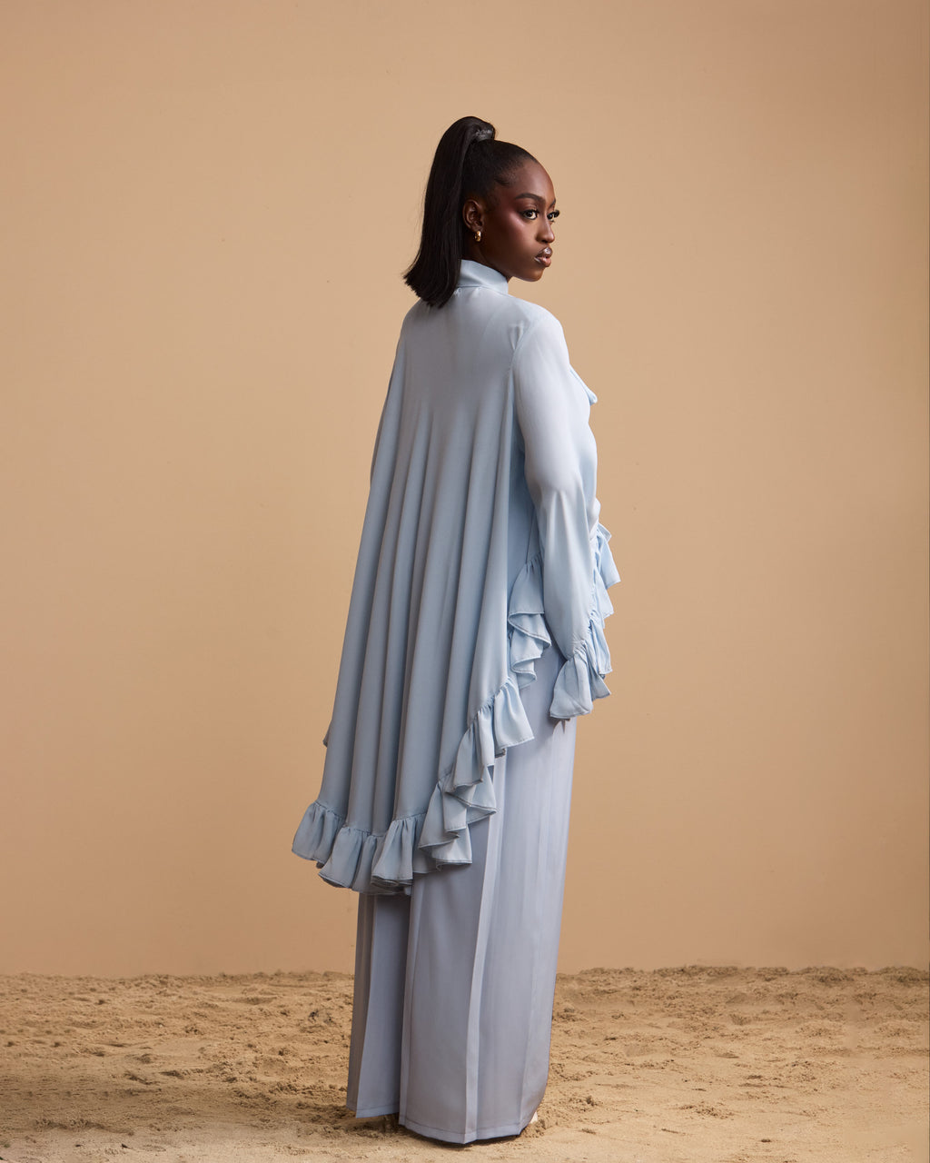 Samira Top Powder Blue