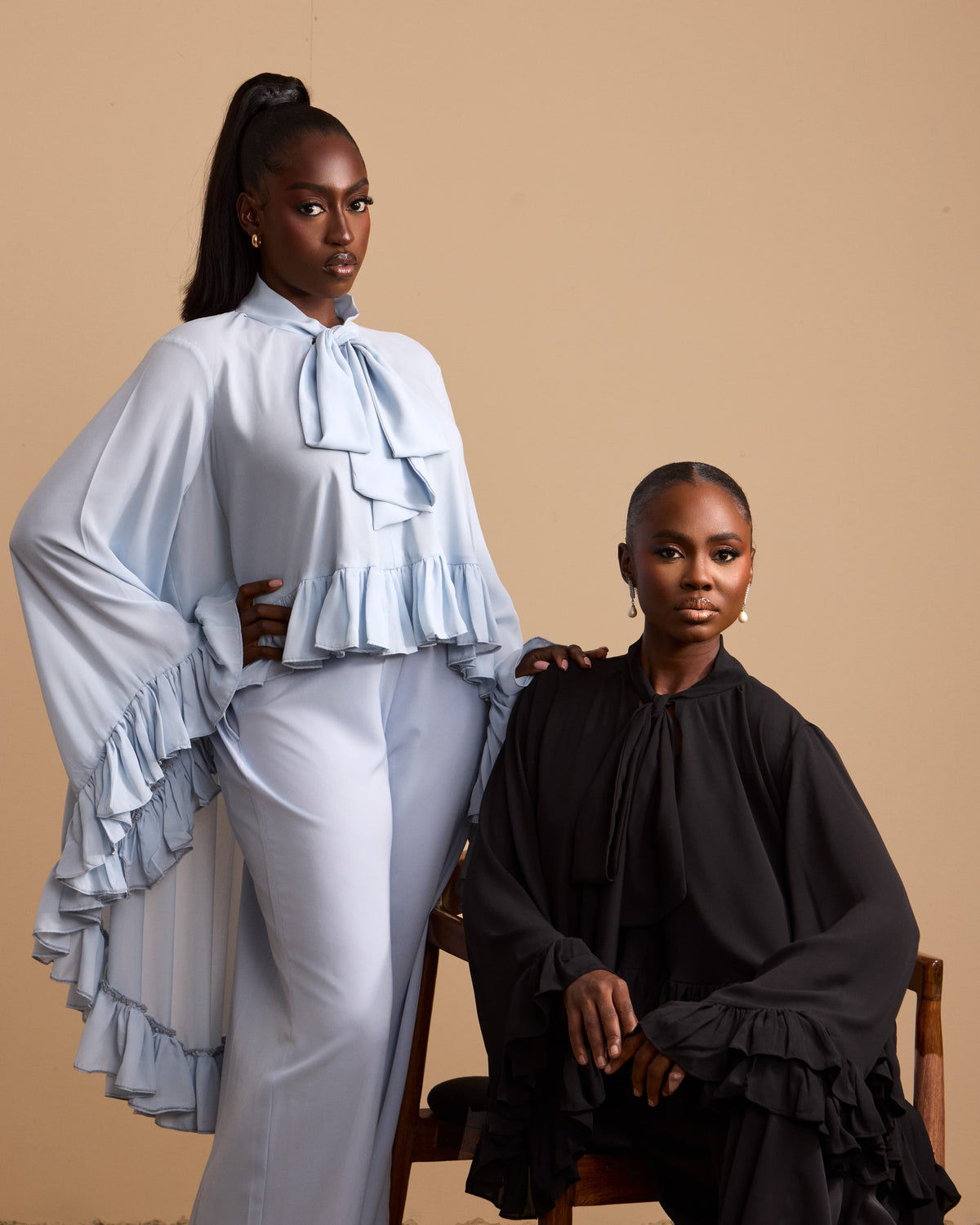 Samira Top Powder Blue