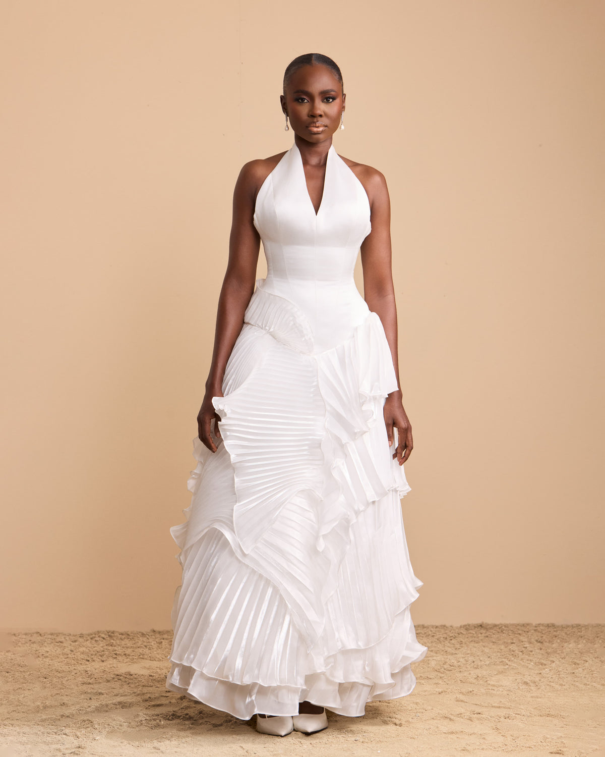 Seafoam Dress in Ivory