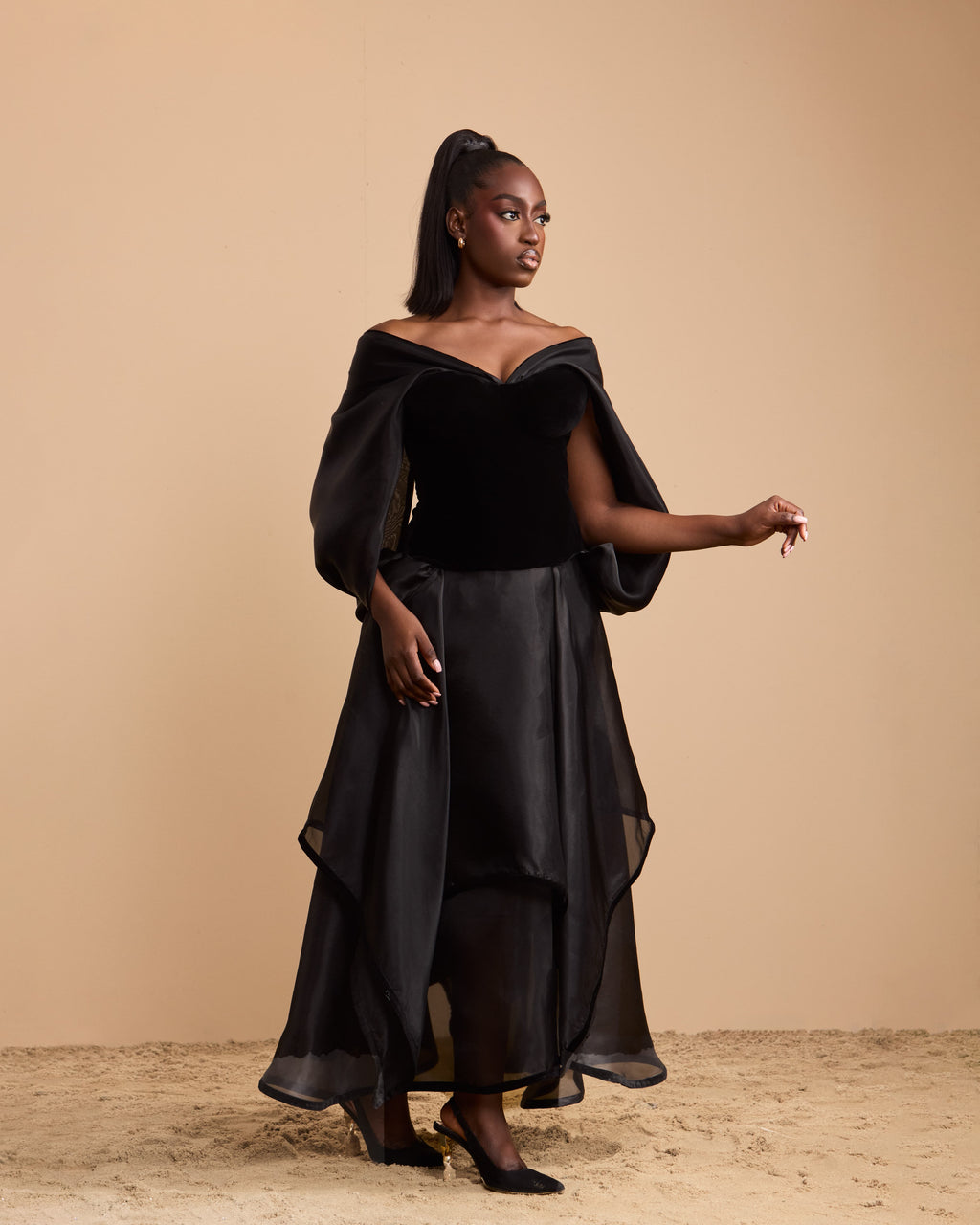 Zaria Top Black